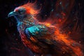 awe-inspiring and mysterious nature of phoenixes, magical birds that are reborn from their own ashes. AI generation