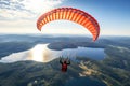 Awe-Inspiring Skydiving Adventure for Thrill-Seekers with Scenic Aerial Vistas Royalty Free Stock Photo