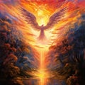 Awe-Inspiring Wallpaper Featuring Seraphic Sunrise