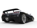 Awesome black sportscar Royalty Free Stock Photo