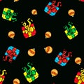 Awesome Christmas pattern background.