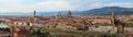 awesome city view of Florence in Italy with Arno River and more