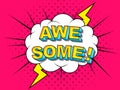 Awesome Comic Vector cartoon illustration explosions. Comics Boom