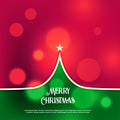 Awesome creative christmas tree design greeting Royalty Free Stock Photo