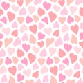 Awesome Cute Pink Love Rainbow Vector Seamless Pattern Design