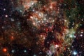 Awesome of deep space. Billions of galaxies in the universe Royalty Free Stock Photo