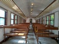 awesome design Train passenger seat in hongkong museum collection in Tai po museum railway New Territories