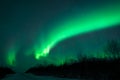 Awesome display aurora borealis northern lights Royalty Free Stock Photo