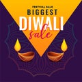 Awesome diwali sale banner design