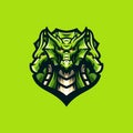 Awesome dragon logo sport template