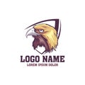 Awesome eagle head logotype free vector