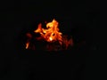 Awesome fire in the dark