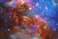 Awesome galaxy in outer space. Starfields of endless cosmos