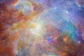 Awesome galaxy in outer space. Starfields of endless cosmos Royalty Free Stock Photo