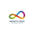 Awesome infinity logo design vector Royalty Free Stock Photo