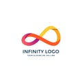 Awesome infinity logo design vector Royalty Free Stock Photo