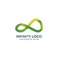 Awesome infinity logo design vector Royalty Free Stock Photo