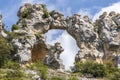 Awesome karstic limestone formation Royalty Free Stock Photo