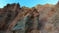 Awesome landscape at the Golden Canyon - Death Valley National Park Royalty Free Stock Photo