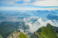 Awesome landscape over Mount Pilatus