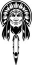 Awesome and lovely Native indians vector art