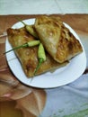 Awesome martabak from traditional recipe Royalty Free Stock Photo