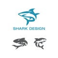 Awesome Modern Abstract Shark Logo Design Concept Inspiration