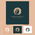 Awesome Modern Simple Woman Nature Leaf Illustration Design Inspiration Beauty Branding