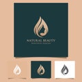 Awesome Modern Spa Nature Beauty Inspiration Illustration Vector Design Concept