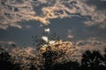 Awesome morning sky when sun arived in the eastern side in the northeastern side of India