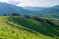 Awesome mountain landscape, located on the Red Mountain, Romania