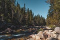 Awesome mountain river landscape at Kings Canyon National Park