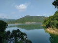 Awesome nature photography view beach irrigation Resorvoir mountain nice trail in Hong Kong Shing mun country park Tseun wan