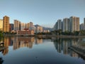 awesome nature photography view building historical in Hong Kong Sha tin wai