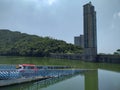 Awesome nature view beach irrigation Resorvoir in Hong Kong Wong Nai Chung reservoir park