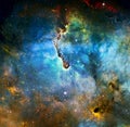 Awesome nebula in deep space