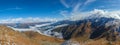 Awesome panorama between Tauern Ridge and italian austrian border ridge