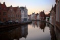 Water Channel with Reflected Homes