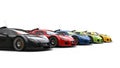 Awesome race cars - various color paints