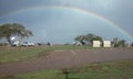 Awesome rainbow over the dessert to enjoy