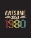 Awesome Since 2000 43rd Birthday Retro TShirt