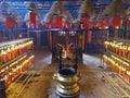 Awesome religious design Man mo temple old Chinese temple in shueng wan hongkong
