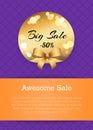 Awesome Sale -50 Off Golden Label Round Elements