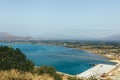 Awesome Seaview from the casstle of Naphplion. Greece Royalty Free Stock Photo