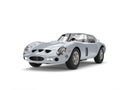 Awesome shiny silver vintage race car Royalty Free Stock Photo