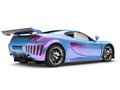 Awesome sports supercar with two tone pearlescent paint