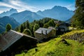 Awesome sunny landscape in Dolomites Alps. Artistic picture. Beauty of mountains world. Nature Background. South Tyrol, Italy,