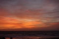 Sunrising at punta del diablo, uruguay Royalty Free Stock Photo