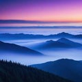 awesome sunset and mountain minimalist Splendid nature landscape during Stunning mountain scenery with picturesque