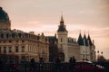 Awesome sunset shot of the buildings in Paris